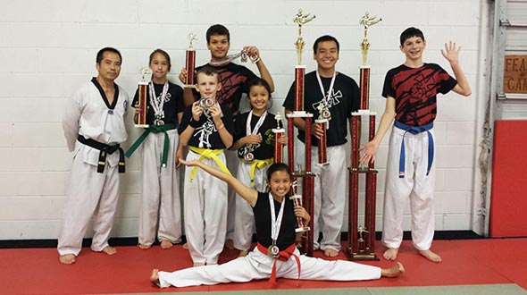 Tall Taekwondo Trophies